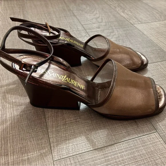 Yves Saint Laurent Brown Heels - Picture 8 of 8